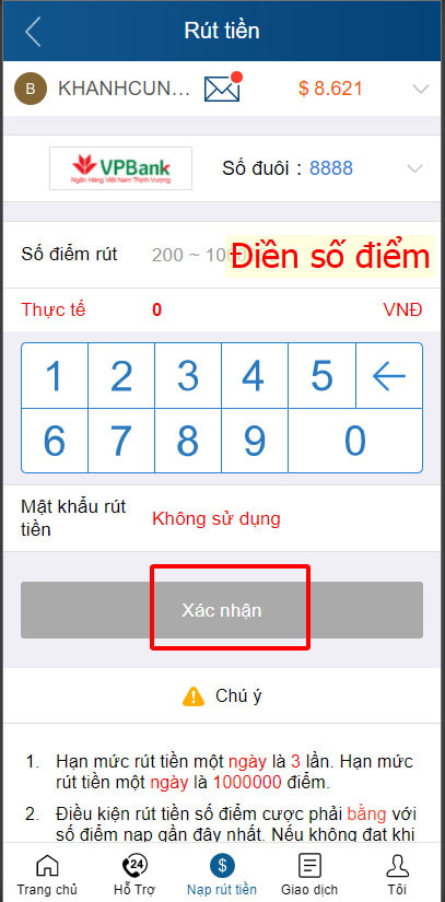 Rút tiền tại KUBET88 vô cùng đơn giản